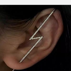 CZ Earrings Ear Wrap Crawler Hook